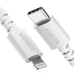 Кабель USB-C - Lightning Anker PowerLine Select 0,9 м, белый