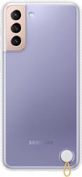 Чехол (клип-кейс) Samsung для Samsung Galaxy S21+ Protective Standing Cover прозрачный/белый (EF-GG9