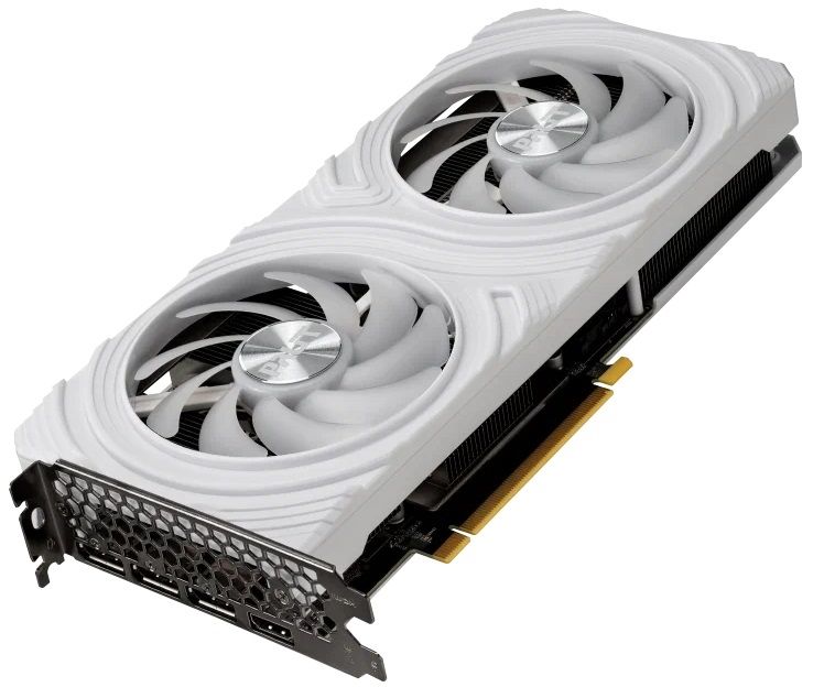 Видеокарта Palit GeForce RTX 4070 PA-RTX4070 White OC [NE64070S19K9-1048L] 12 Гб