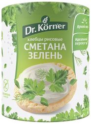 Хлебцы рисовые Сметана и зелень 80гр Dr. Korner