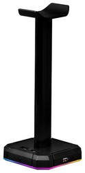 Подставка для наушников Redragon Scepter Pro <HA300> (USB хаб, подсветка) <77595>