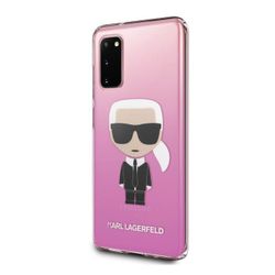 Чехол Lagerfeld для Galaxy S20 TPU/PC collection Karl Iconik Hard Gradient Pink