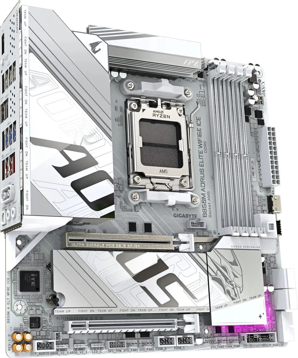 Материнская плата GIGABYTE B850M A ELT WF6E ICE