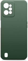 Чехол накладка Borasco Microfiber Case для Realme C31 зеленый