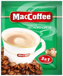 Напиток кофейный (3в1) Лесной орех 18гр MacCoffee