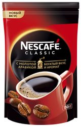 Кофе растворимый Classic Пакет, 130гр Nescafe (срок годности до 04.06.24)