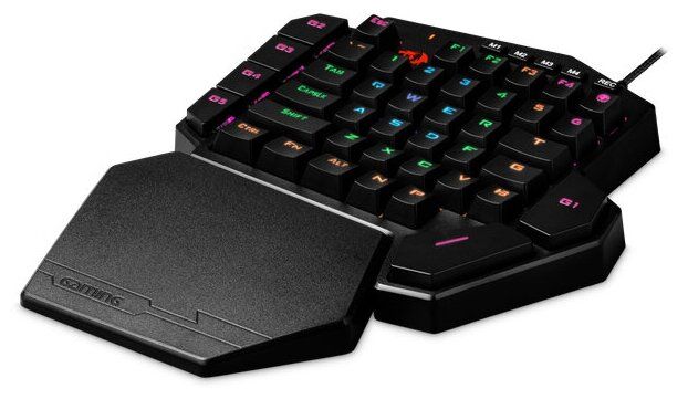 Клавиатура проводная Redragon Diti X K601-RGB Outemu Blue черный