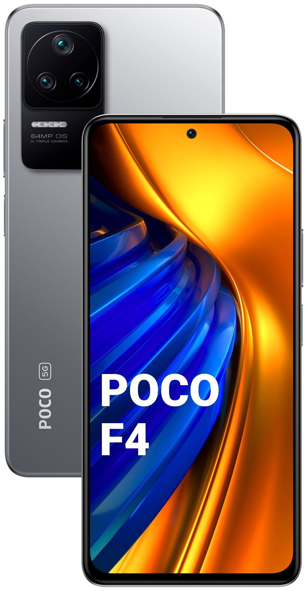 Смартфон POCO F4 256 Гб серебристый