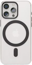 Чехол защитный "vlp" Diamond Case с MagSafe для iPhone 15 ProMax, черный