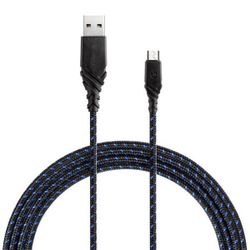 Кабель USB - micro USB EnergEA NyloGlitz 1,5 м, синий