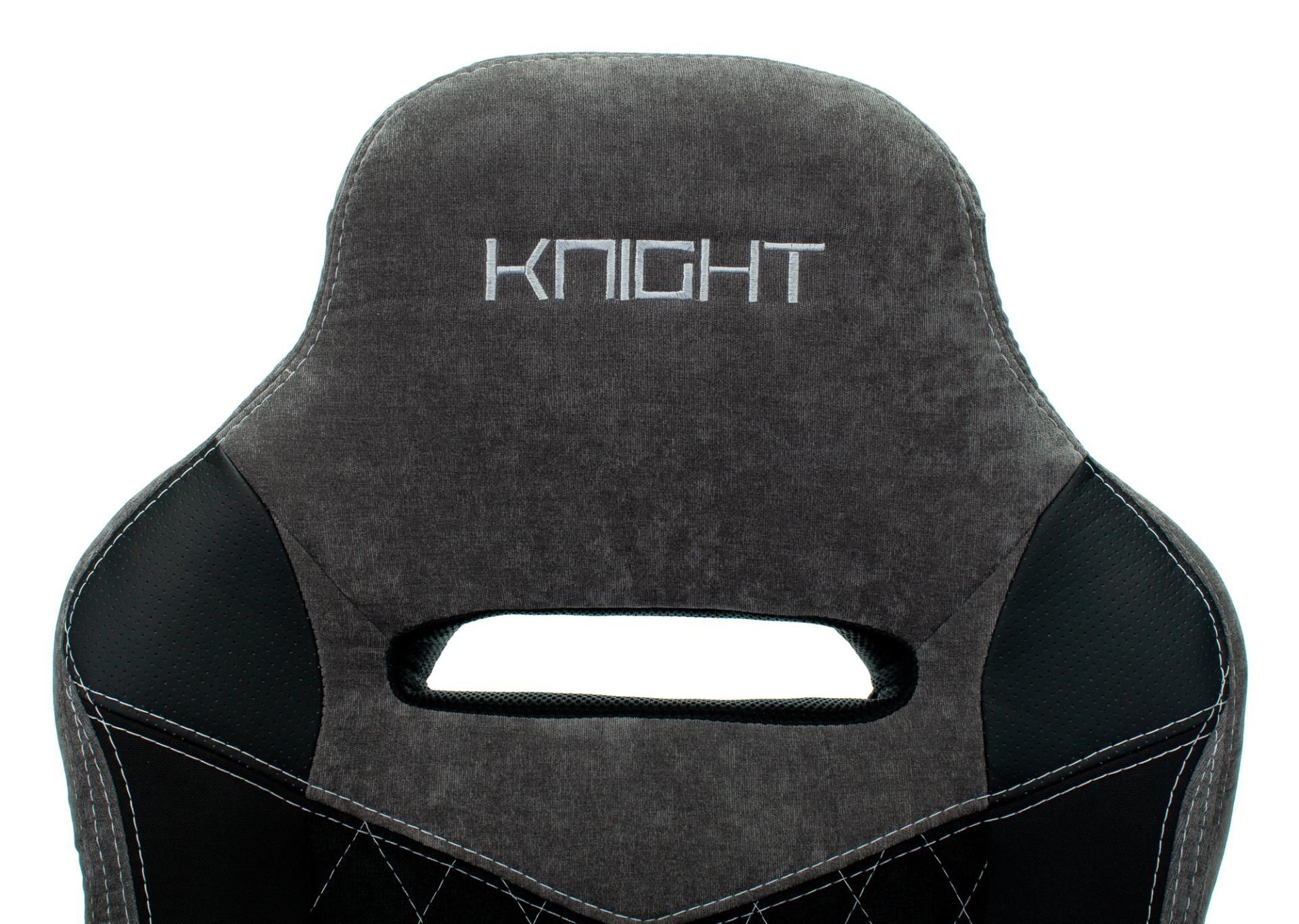 Кресло игровое Zombie VIKING 6 KNIGHT Fabric серый