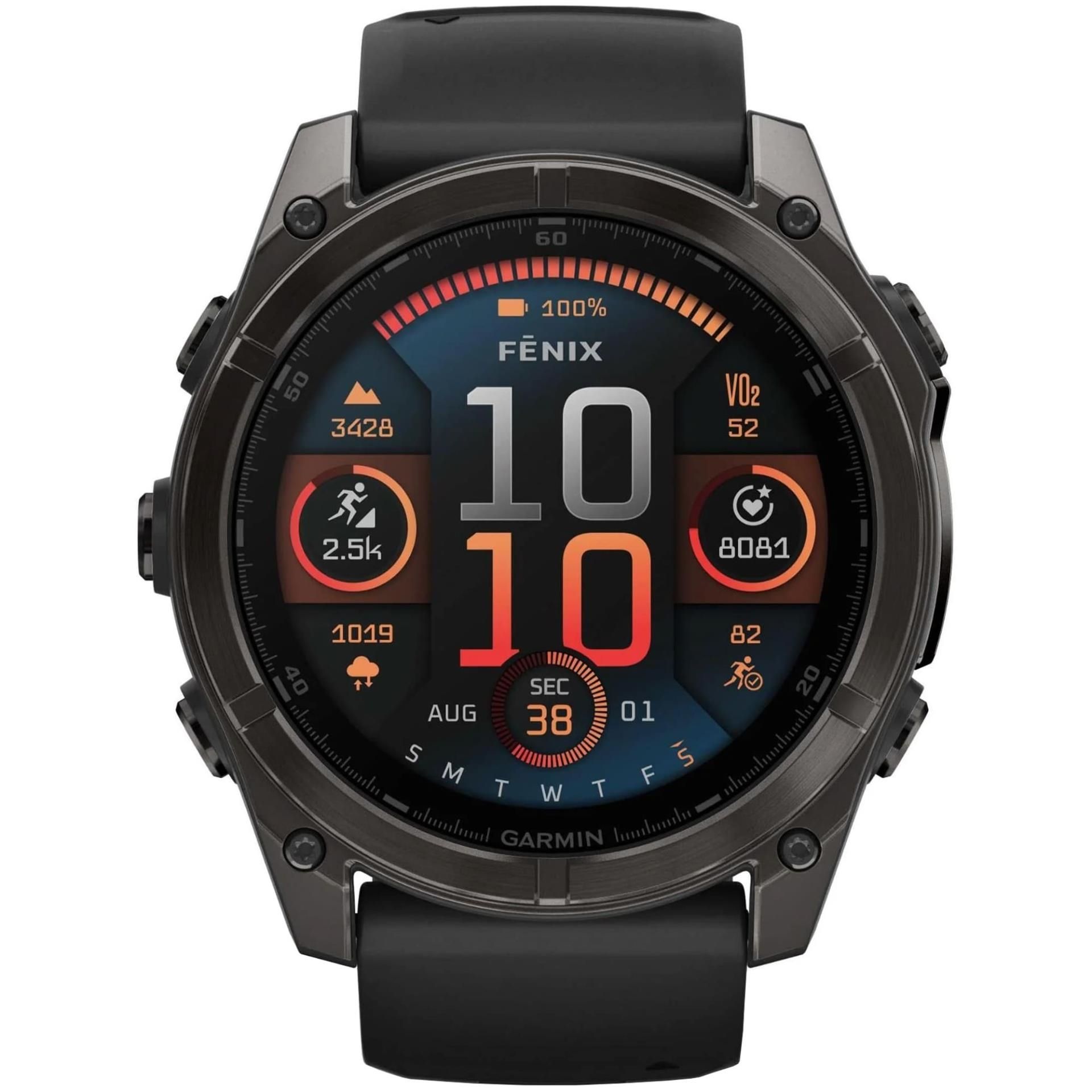 Смарт-часы Garmin Fenix 8 [51mm] черный