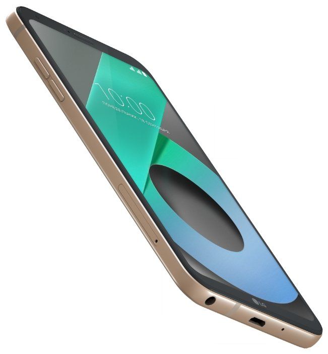 Смартфон LG M700AN Q6 32Gb золотистый моноблок 3G 4G 2Sim 5.5" 1080x2160 And7.0 13Mpix 802.11bgn BT