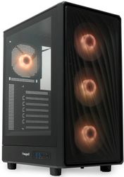 Корпус HSPD M510-TGBK-ARGB без БП черный