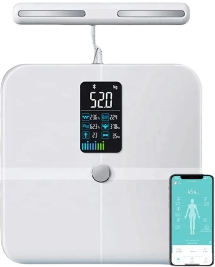 Весы напольные BIA smart body composition scale белый