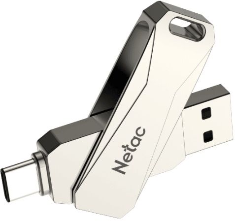 Флэш-накопитель Netac U782C Dual (NT03U782C-064G-30PN) 64 Гб
