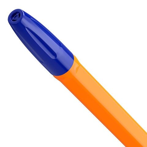 Ручка шариковая СИНЯЯ, 0,7мм BRAUBERG "ULTRA ORANGE"