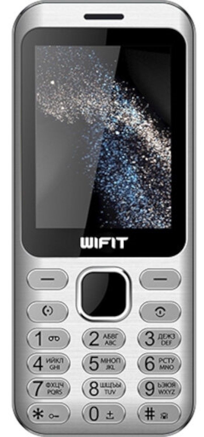 Сотовый телефон Wifit Wiphone F2 серебристый