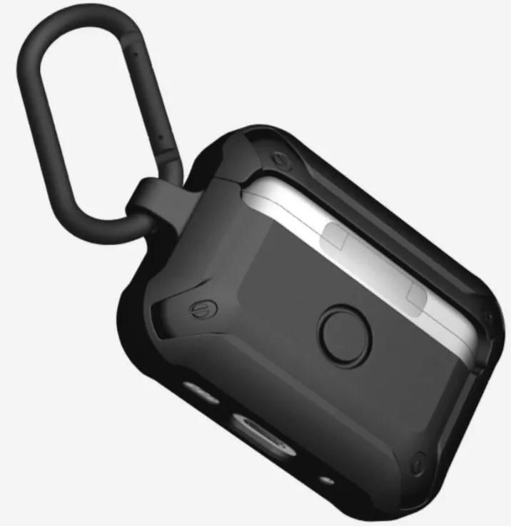 Чехол Aulumu для AirPods Pro 1/2 черный