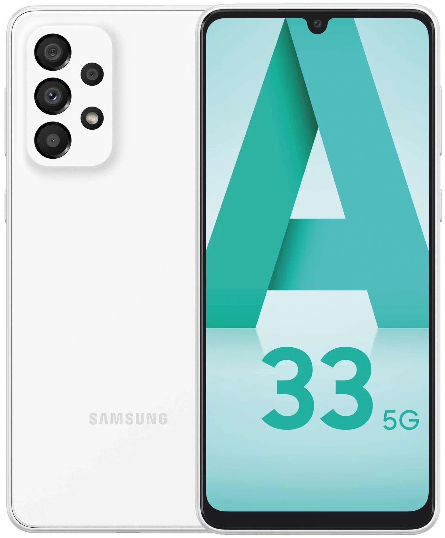 Смартфон Samsung Galaxy A33 8/128 Гб белый - купить в 05.RU, цены