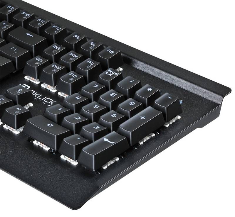 Клавиатура проводная Oklick 920G Outemu Blue черный
