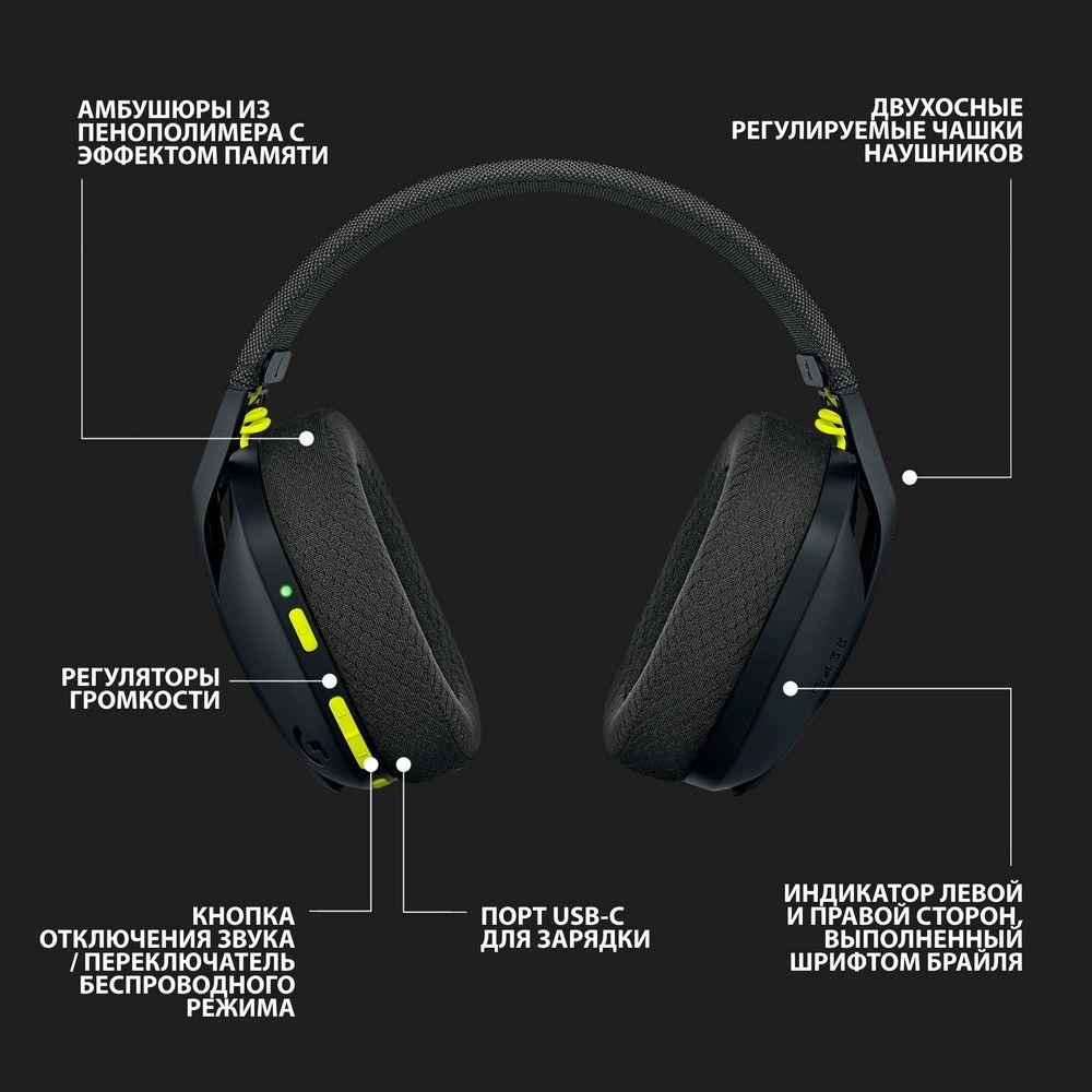 Беспроводные наушники Logitech Headset G435 (сброс до заводских)