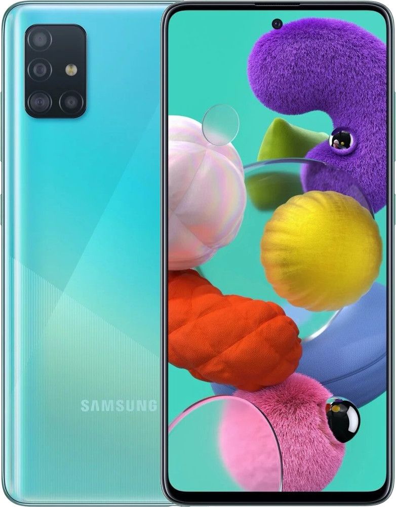 Смартфон Samsung Galaxy A51 128 Гб голубой