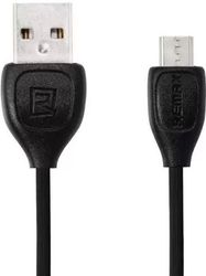 Кабель USB - micro USB Remax RC-050m Lesu 1 м, черный