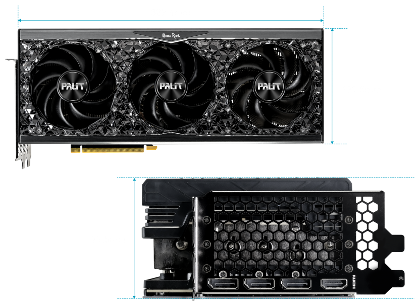 Видеокарта Palit GeForce RTX 4090 (NED4090019SB-1020G) 24 Гб