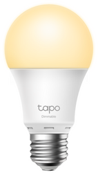TP-Link Tapo L510E WiFi Bulb, A60 size, E27, 8.7W, 2700K warm white, 800 lumens