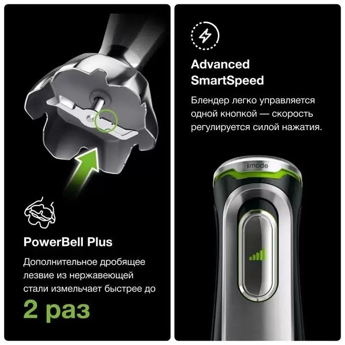 Блендер погружной Braun MQ 9187X MultiQuick 9 черный