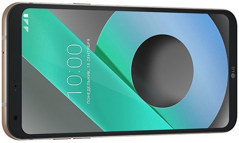 Смартфон LG M700AN Q6 32Gb золотистый моноблок 3G 4G 2Sim 5.5" 1080x2160 And7.0 13Mpix 802.11bgn BT