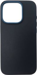 Крышка Apple iPhone 15 Pro Max Puloka MagSafe Кожаная синяя