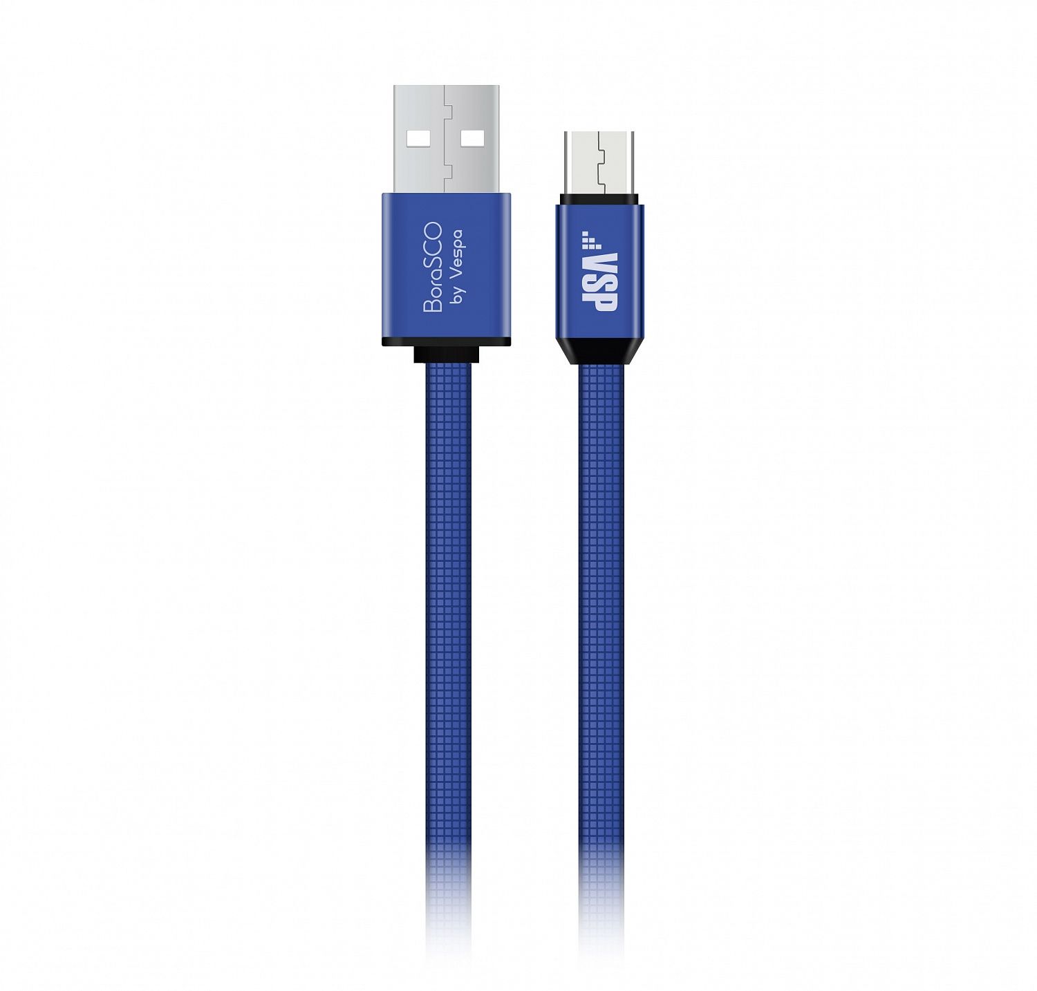 Кабель USB - micro USB Vespa 1 м, синий