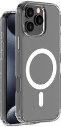 Чехол накладка Deppa Gel Сrystal MagSafe для Apple iPhone 16 Pro Max прозрачный