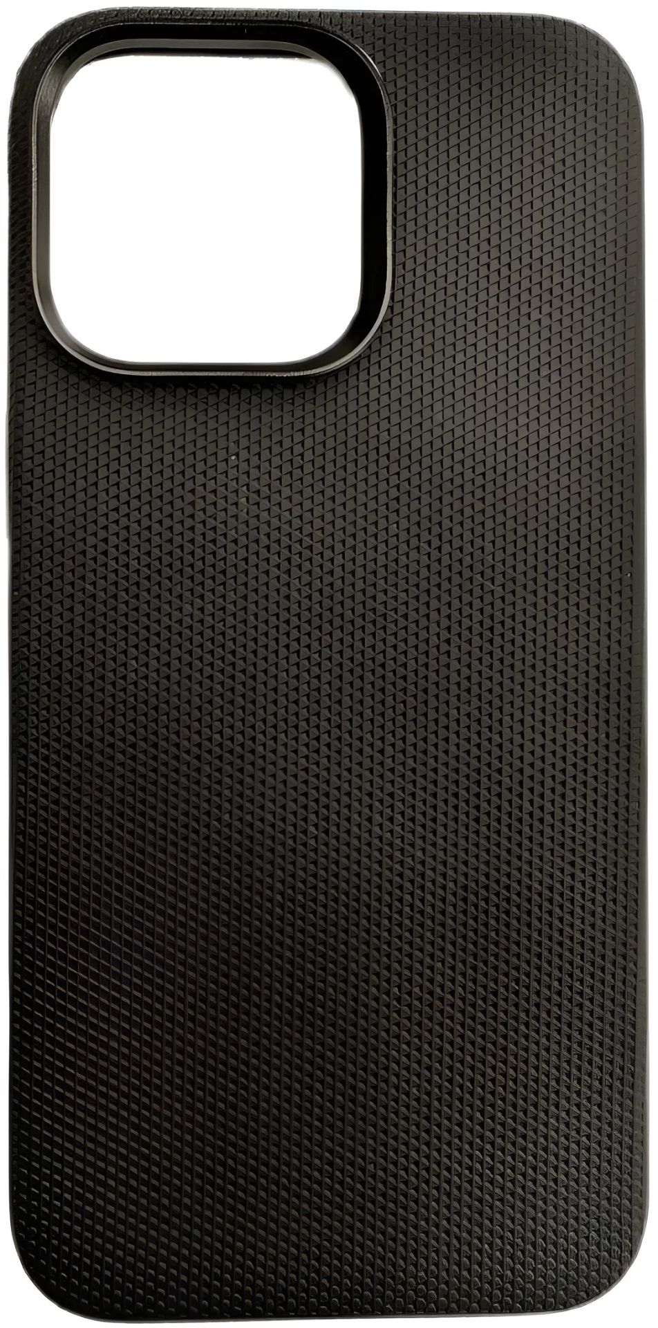 Крышка Apple iPhone 15 Pro Puloka MagSafe рифлёная черная