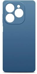 Чехол накладка Borasco Silicone Case для TECNO Spark 20C синий