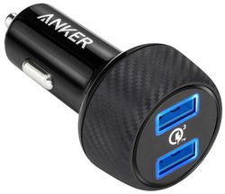 Автомобильное ЗУ Anker PowerDrive Speed 2QC Offline Packaging V3 черный