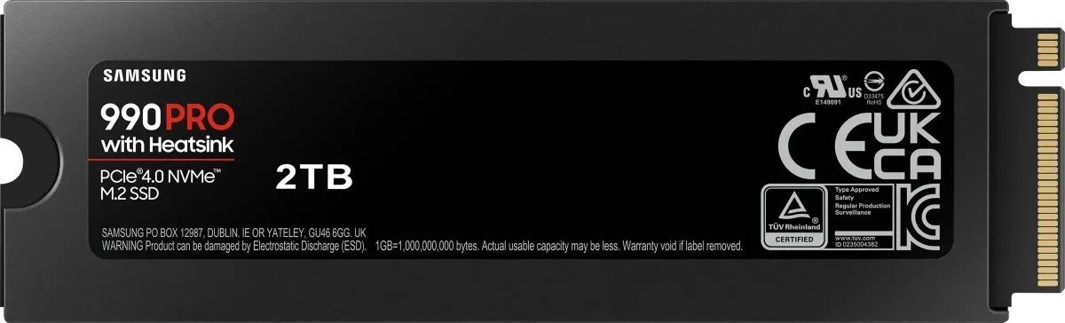 Накопитель SSD Samsung 990 PRO (MZ-V9P2T0CW) 2 000 ГБ