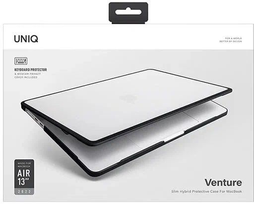 Uniq для Macbook Air 13 (2022 M2) Venture PC/TPU case Frost/Grey