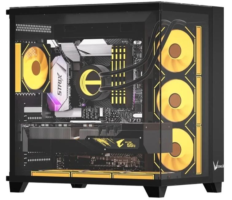 Компьютер для игр на ультра настройках на базе CPU Intel Core i5-14600KF + NVIDIA GeForce RTX 4070