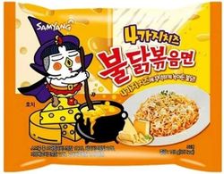 Лапша острая со вкусом курицы и сыра 145гр SamYang