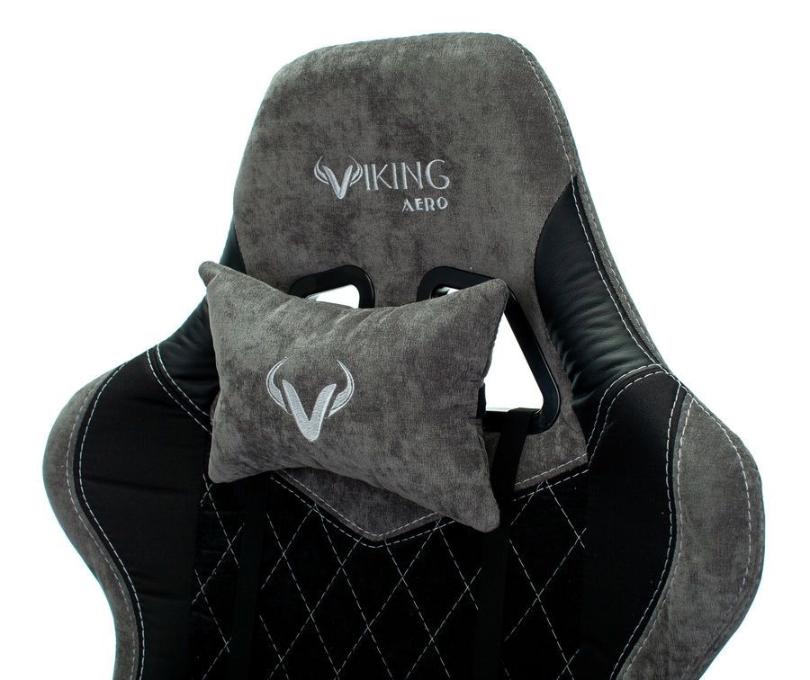 Кресло игровое Zombie VIKING 7 KNIGHT B Fabric черный