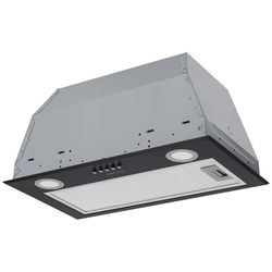 Вытяжка встраиваемая KRONA ADEL 600 BLACK PB / KRHD118 серебристый