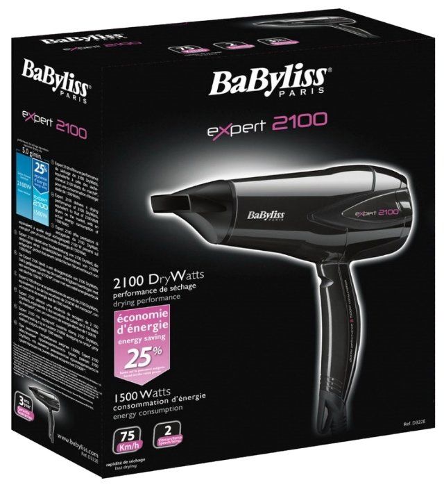 Фен BaByliss D322E/D322WE Expert Plus 2100