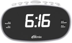 Радиобудильник Ritmix RRC-616 белый