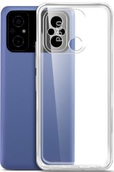 Чехол накладка Borasco Bumper Case для POCO C55 прозрачный