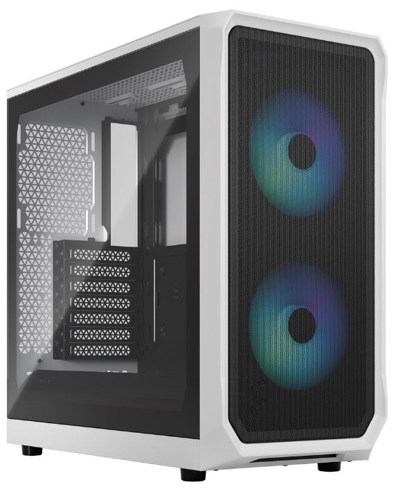 Корпус Fractal Design Focus 2 RGB White TG Clear Tint FD-C-FOC2A-04 без БП белый