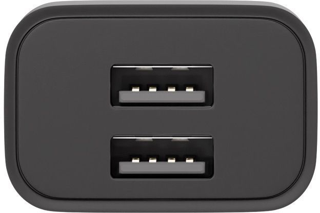 Сетевое ЗУ Uzay 12Вт USB-A+USB-A черный