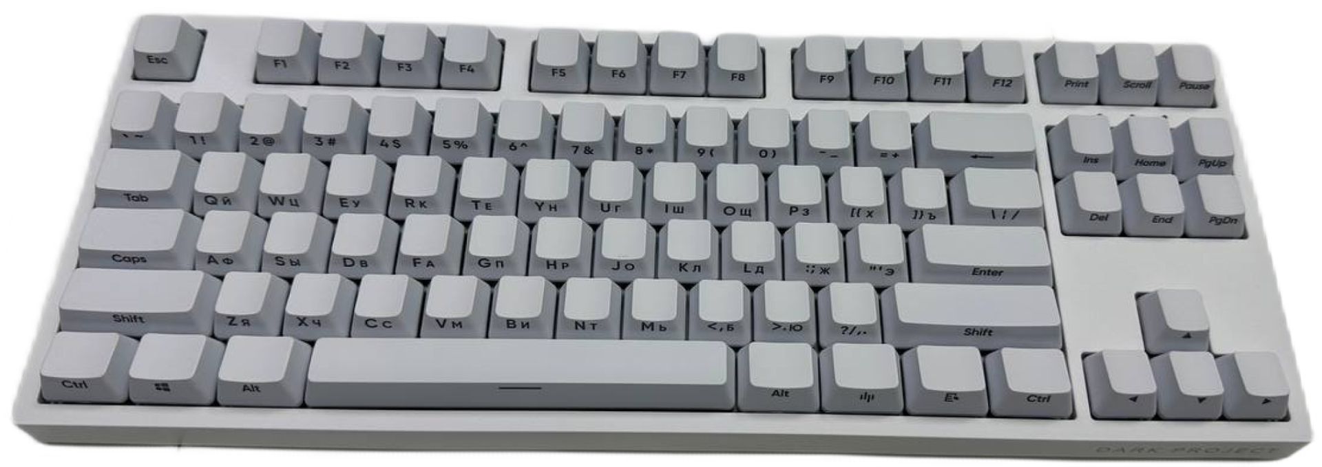 Клавиатура проводная Dark Project KD87A Gateron Optical Brown белый